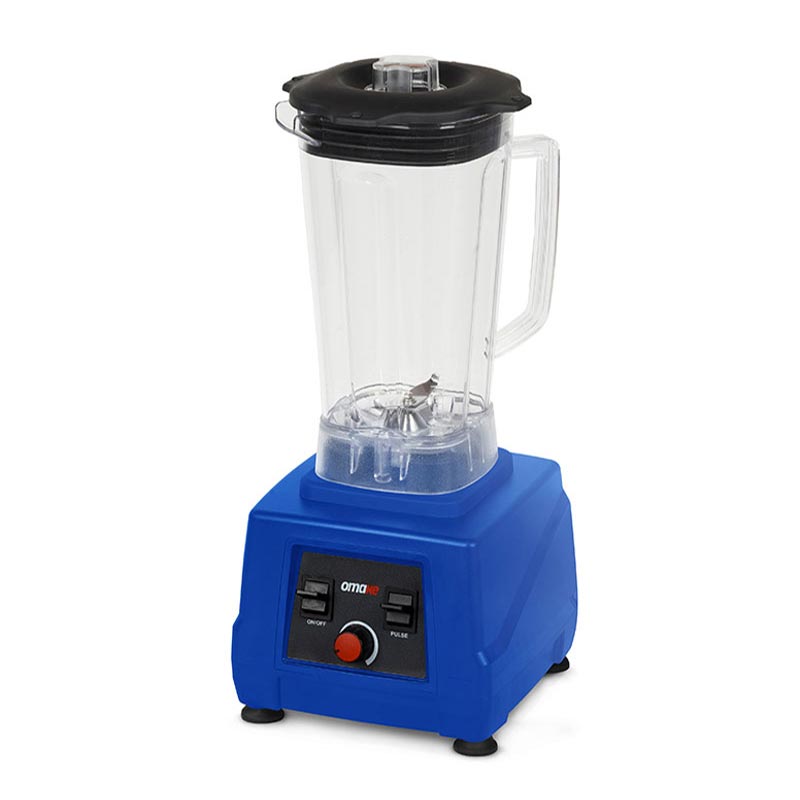 Omake BLE11.E11 Buz Kırıcı Manuel Bar Blender, 3 L, 2200 W, Mavi