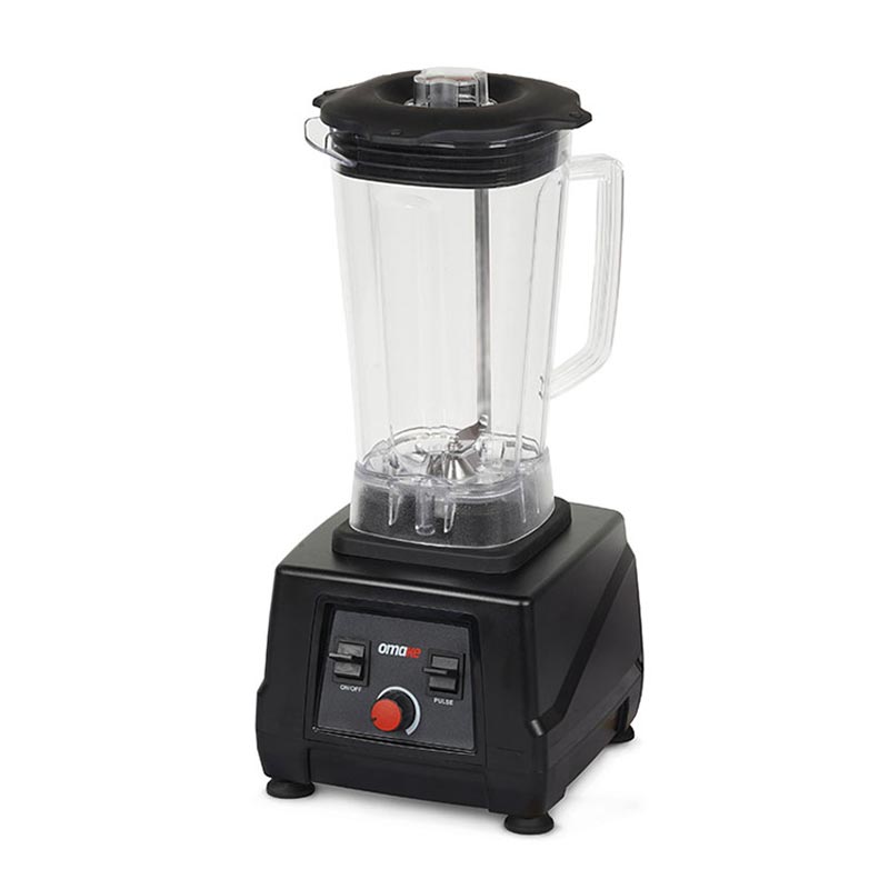 Omake BLE11.E11 Buz Kırıcı Manuel Bar Blender, Kapak Sensörlü, 3 L, 2200 W, Siyah