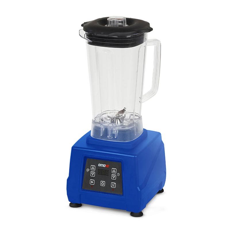 Omake BLE11.E15 Buz Kırıcı Dijital Bar Blender, 3 L, 2200 W, Mavi