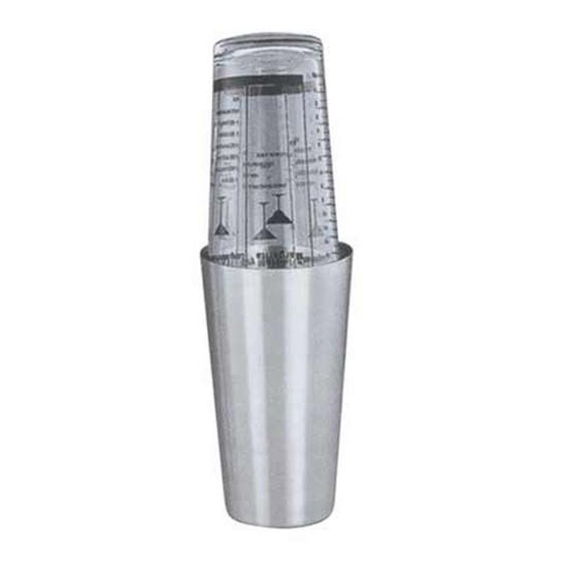 Biradlı BRD-3198 Paslanmaz Çelik Boston Shaker, 700 ml