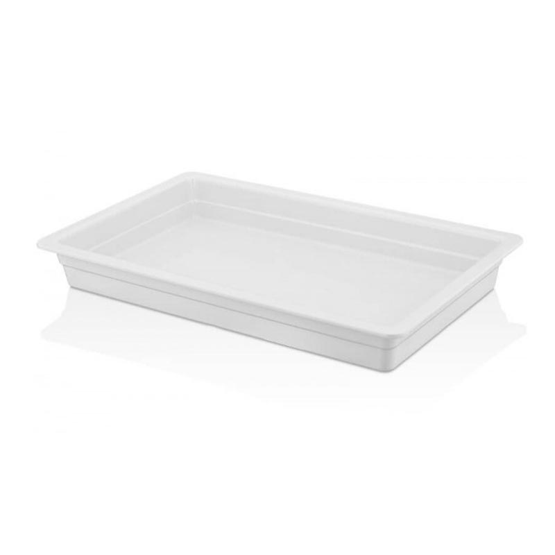 Külsan Thermoset Gastronom Küvet, GN 1/1, 53x32.5 cm, 6.6 L, Beyaz