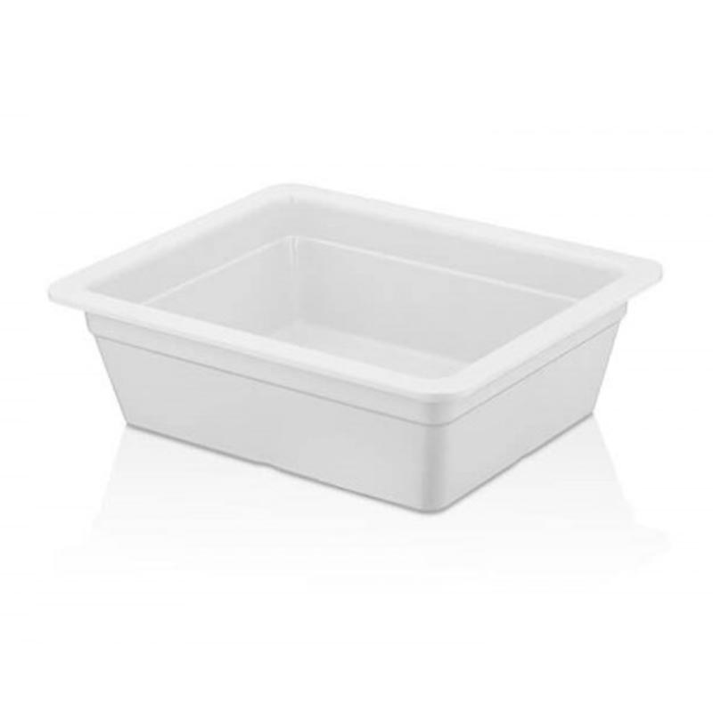 Külsan Thermoset Gastronom Küvet, GN 1/2, 26.5x32.5 cm, 5.1 L, Beyaz