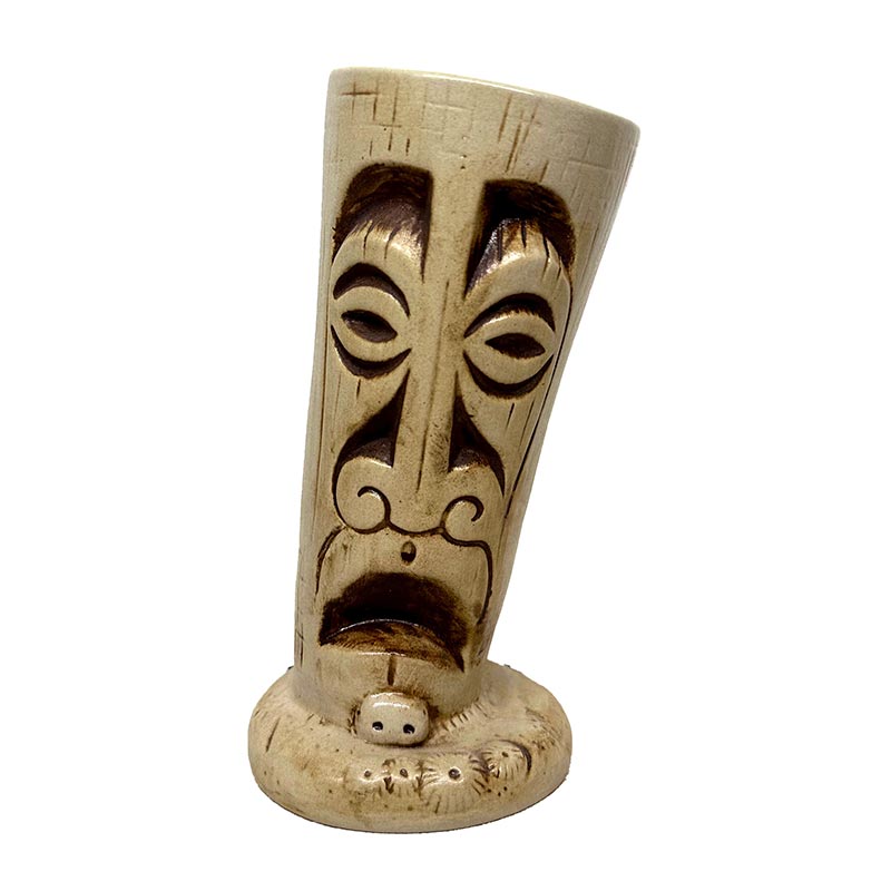 Biradlı GRV-20228 Seramik Tiki Kokteyl Bardağı, 7.5x19 cm, 400 cc