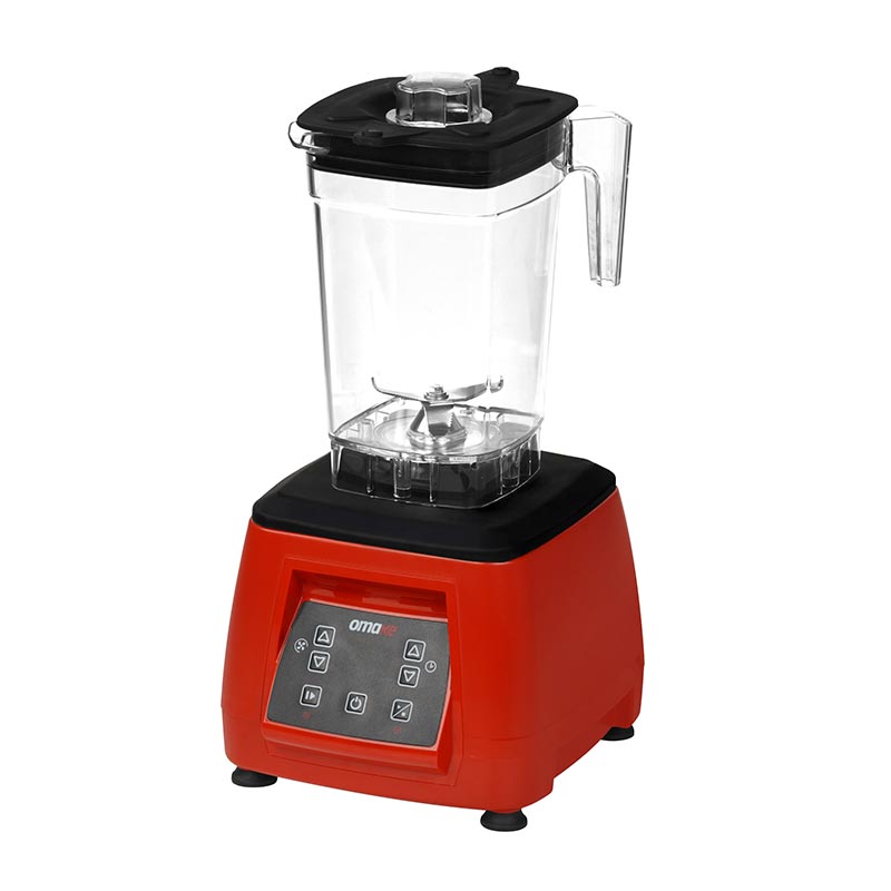 Omake BLE05 E15 Buz Kırıcı Dijital Bar Blender, 2 L, 2200 W, Kırmızı