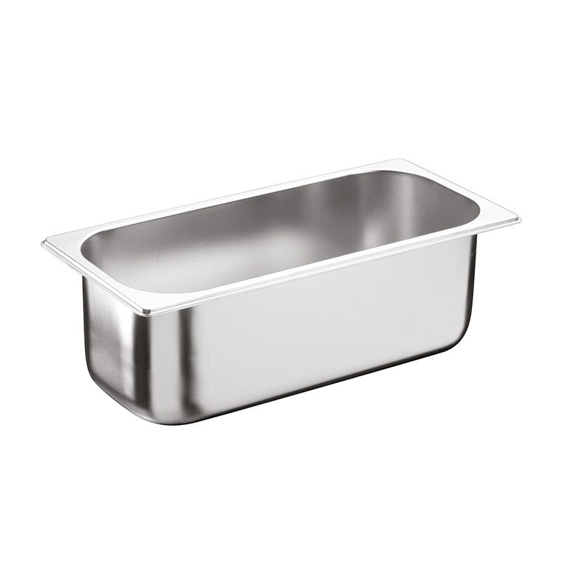 Bilge Inox GN Paslanmaz Çelik Gastronom Dondurma Kabı, 13.50 L, 36x25x15 cm