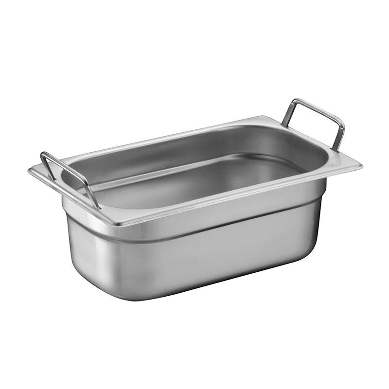 Bilge Inox GN 1/4-100 mm Paslanmaz Çelik Saplı Gastronorm Küvet