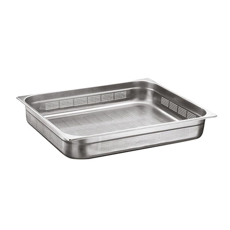 Bilge Inox GN 2/1-150 mm Paslanmaz Çelik Delikli Gastronorm Küvet