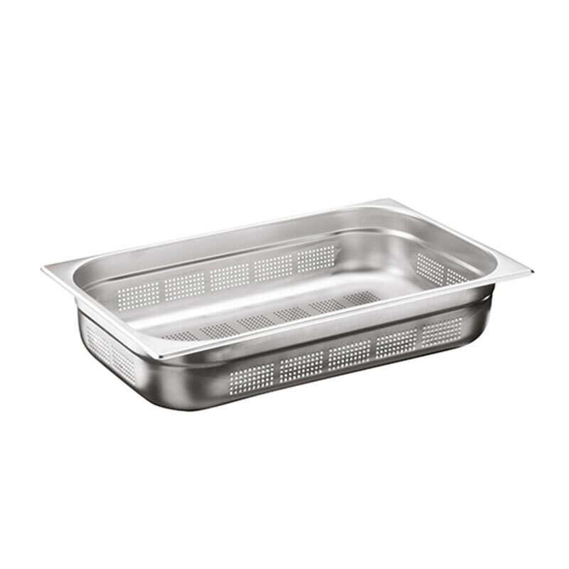 Bilge Inox GN 1/1-20 mm Paslanmaz Çelik Delikli Gastronorm Küvet