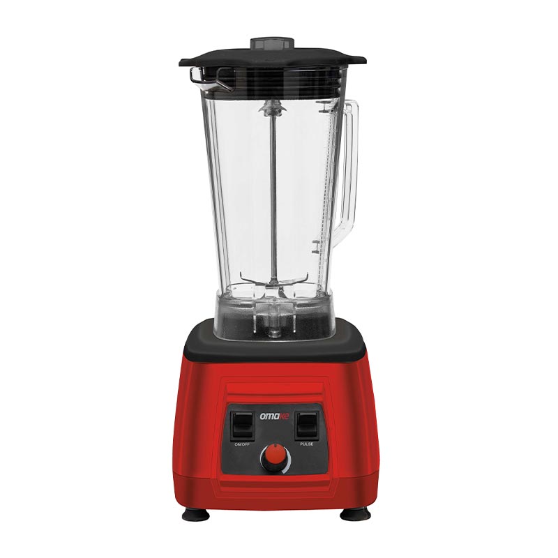 Omake Buz Kırıcı Manuel Bar Blender, Kapak Sensörlü, 3 L, 2200 W, Kırmızı