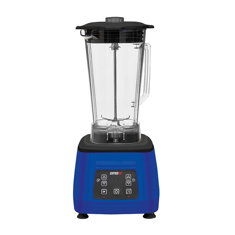 Omake Buz Kırıcı Dijital Bar Blender, Kapak Sensörlü, 3 L, 2200 W, Mavi